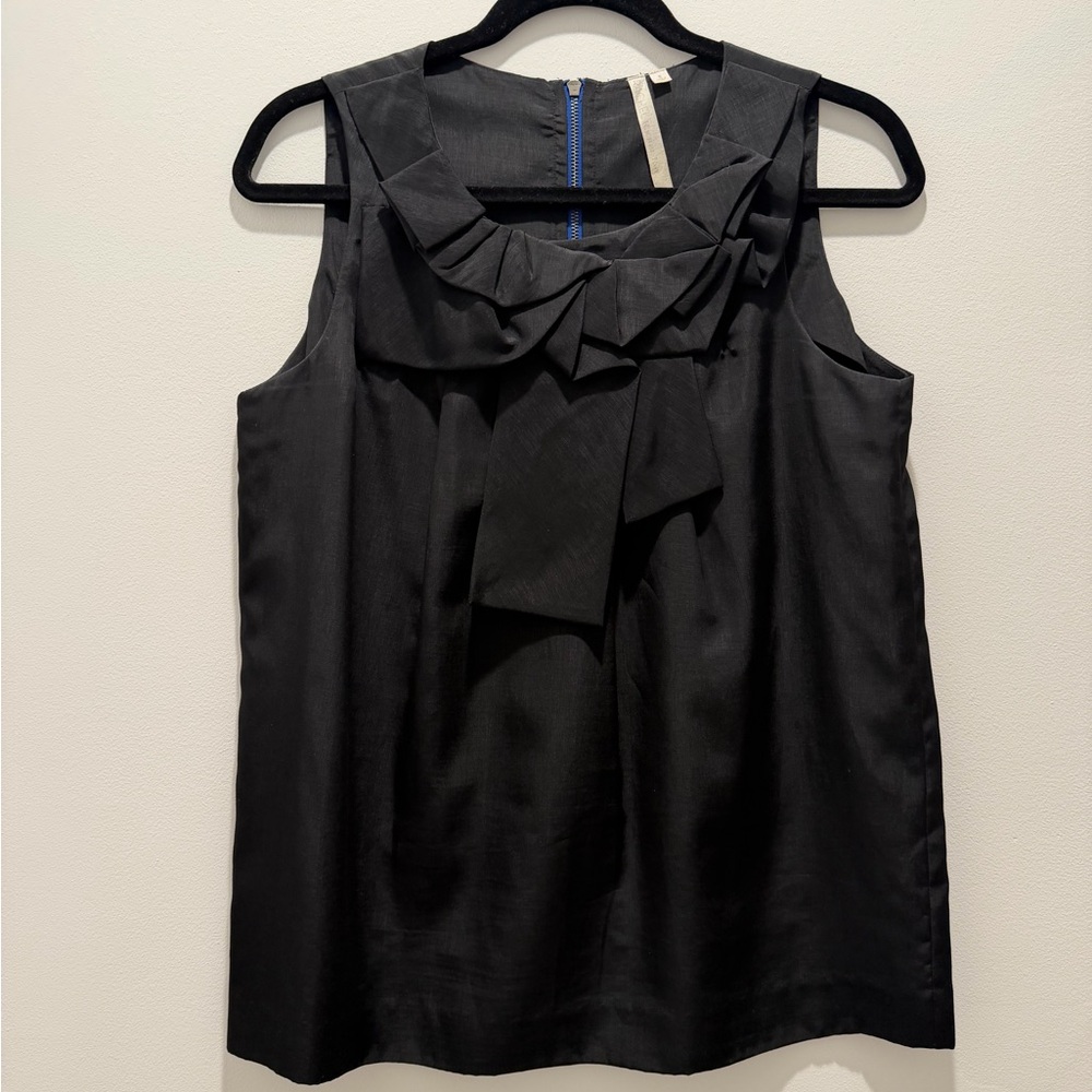 RACHEL Rachel Roy Black Bow Detail Top